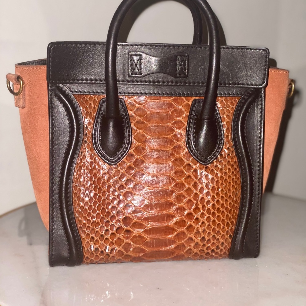 Celine Nano Luggage Python - Picture 3 of 6